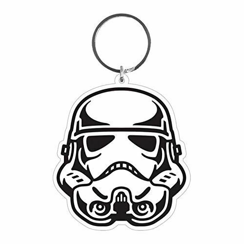 500x500 official star wars stormtrooper helmet rubber flexible keyring