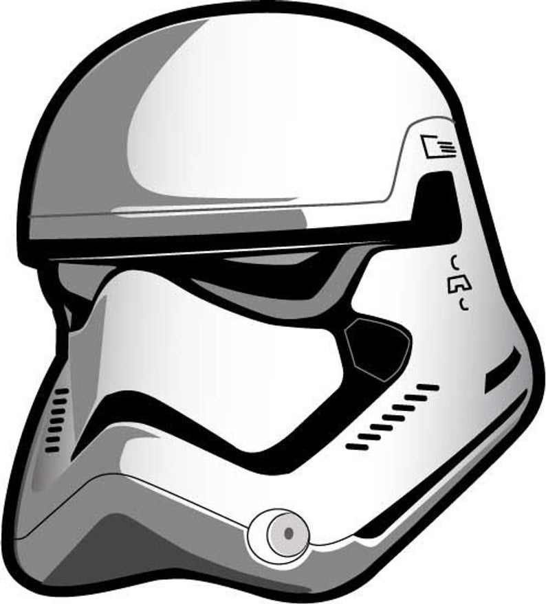 794x879 Star Wars The Force Awakens Inch Stormtrooper Helmet Sticker Etsy