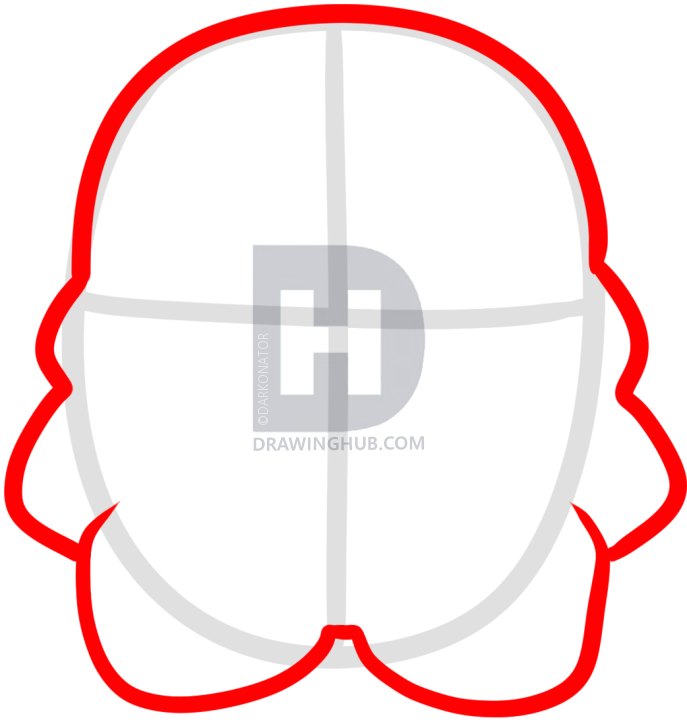 687x720 How To Draw A Stormtrooper Easy, Step