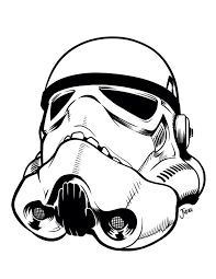 197x255 Star Wars Stormtrooper Helmet Graphic Drawing Edward Fielding Like