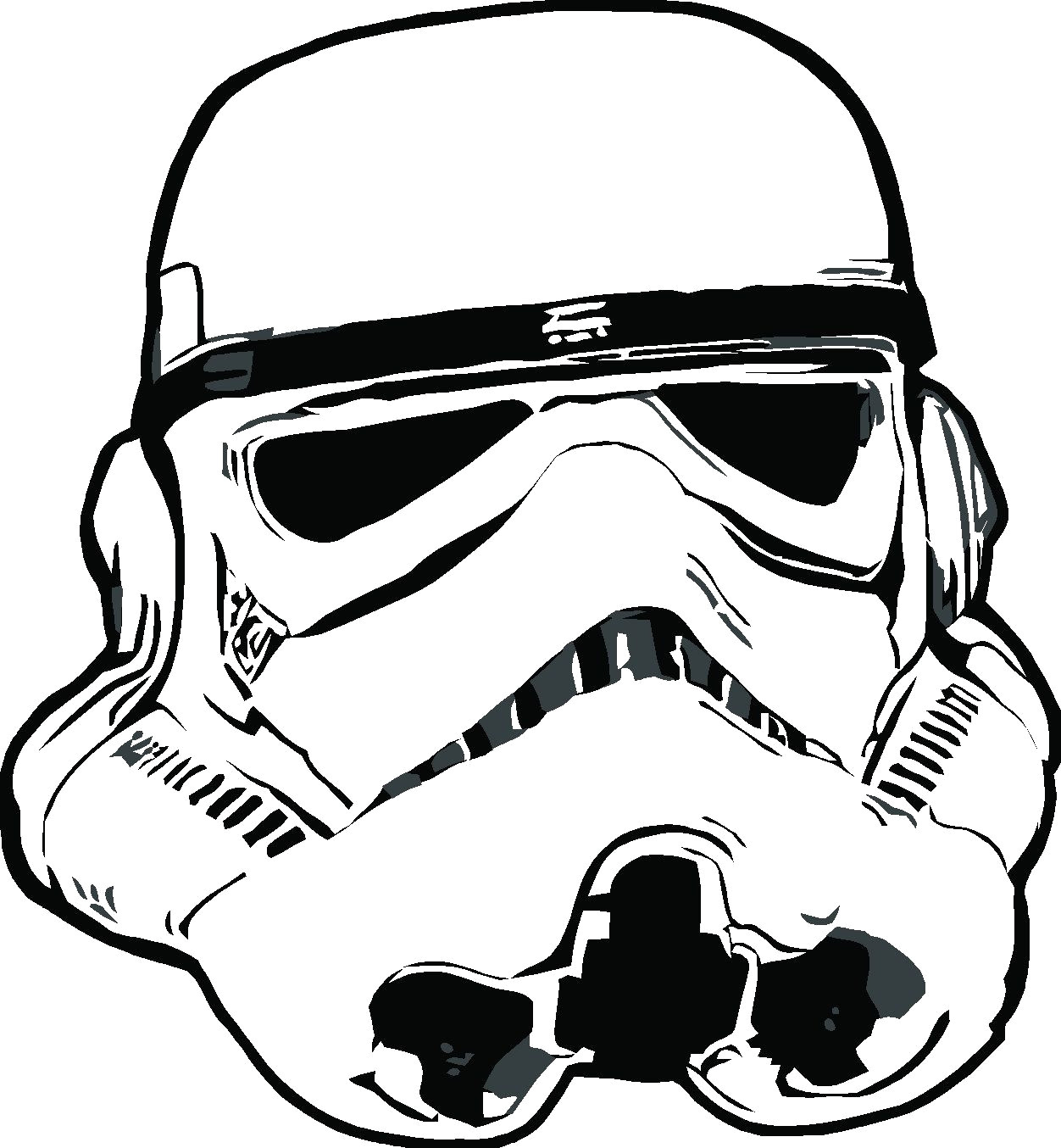 1252x1354 Storm Trooper Coloring