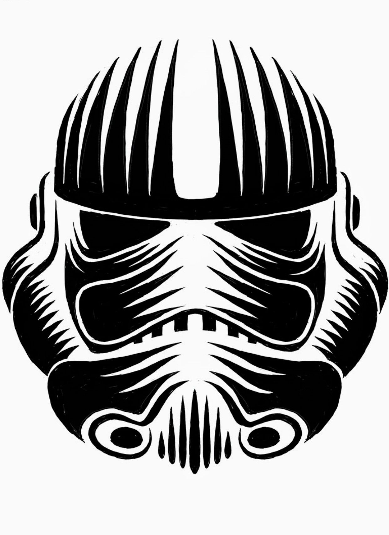 Stormtrooper Helmet Drawing