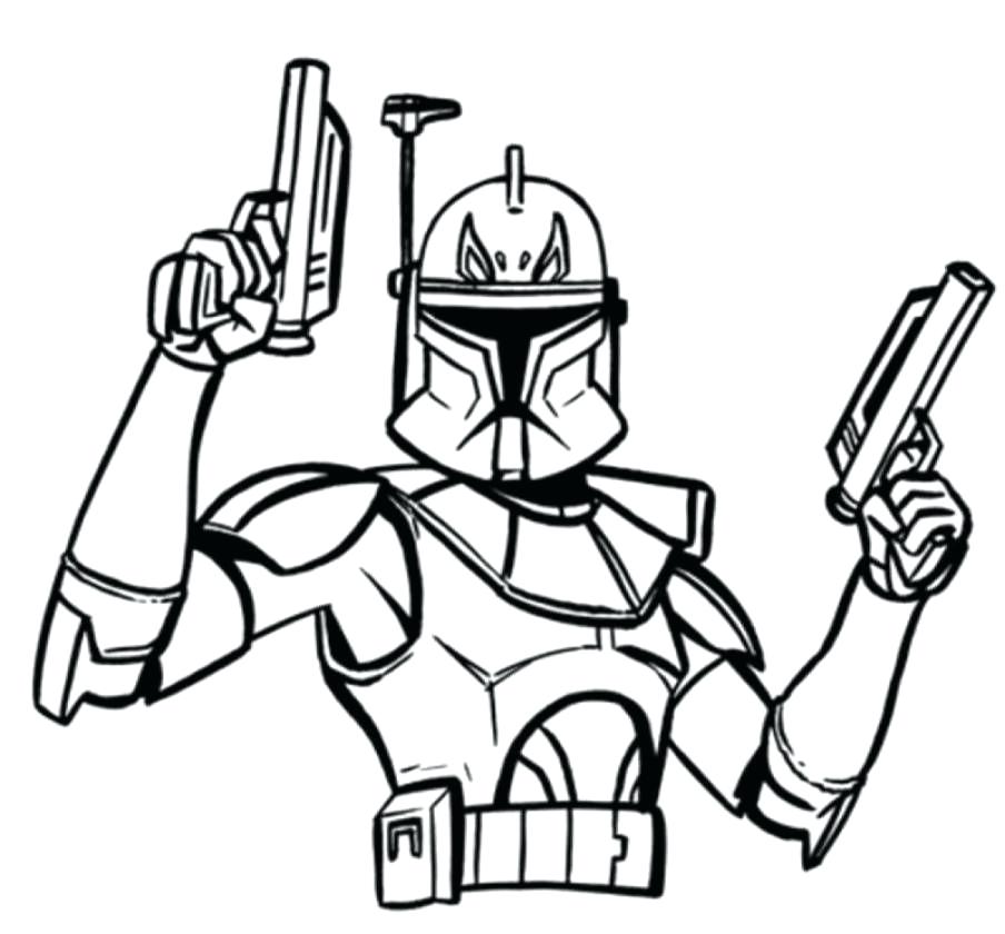904x840 Storm Trooper Coloring