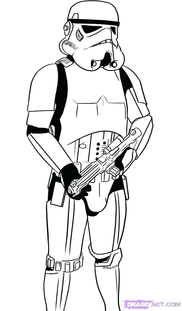 610x1043 Storm Trooper Coloring Pages Star Wars Clone Troopers Coloring