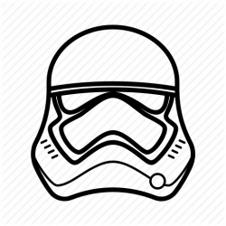 250x250 Stormtrooper Black And White, Picture
