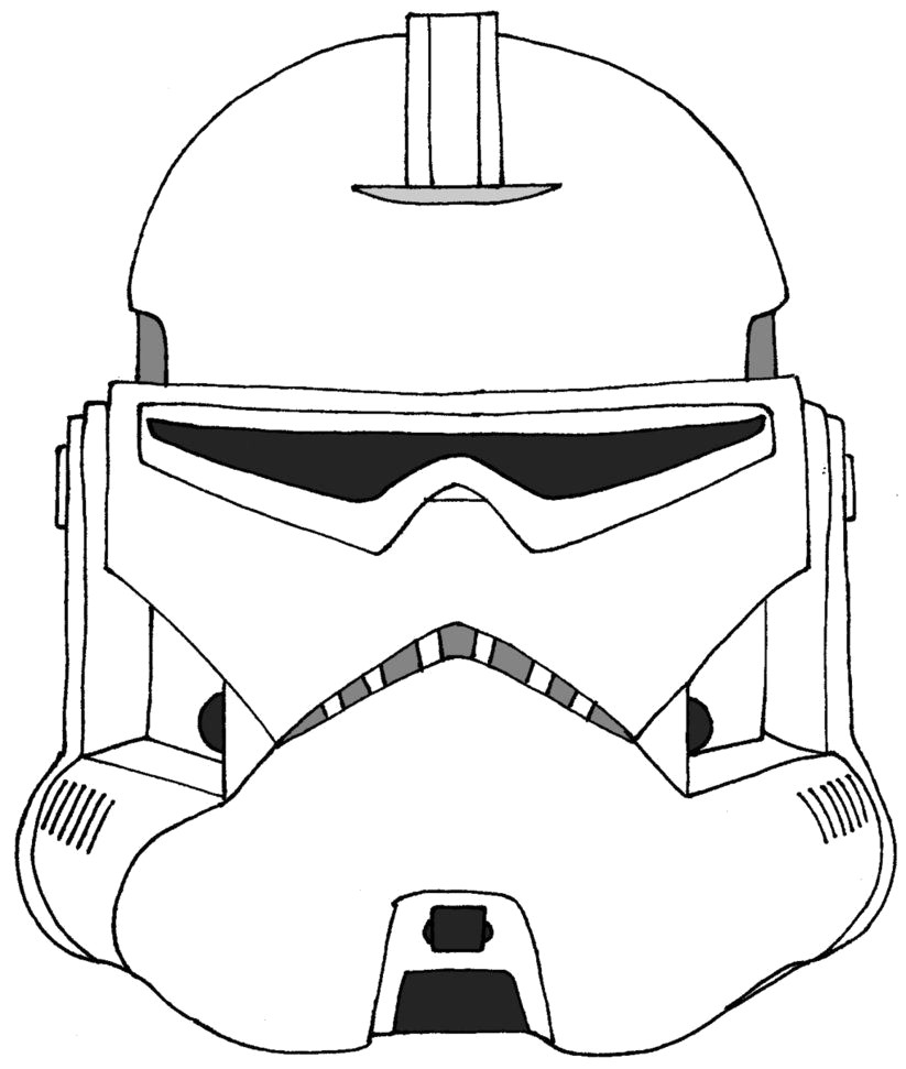 823x971 Storm Trooper Coloring