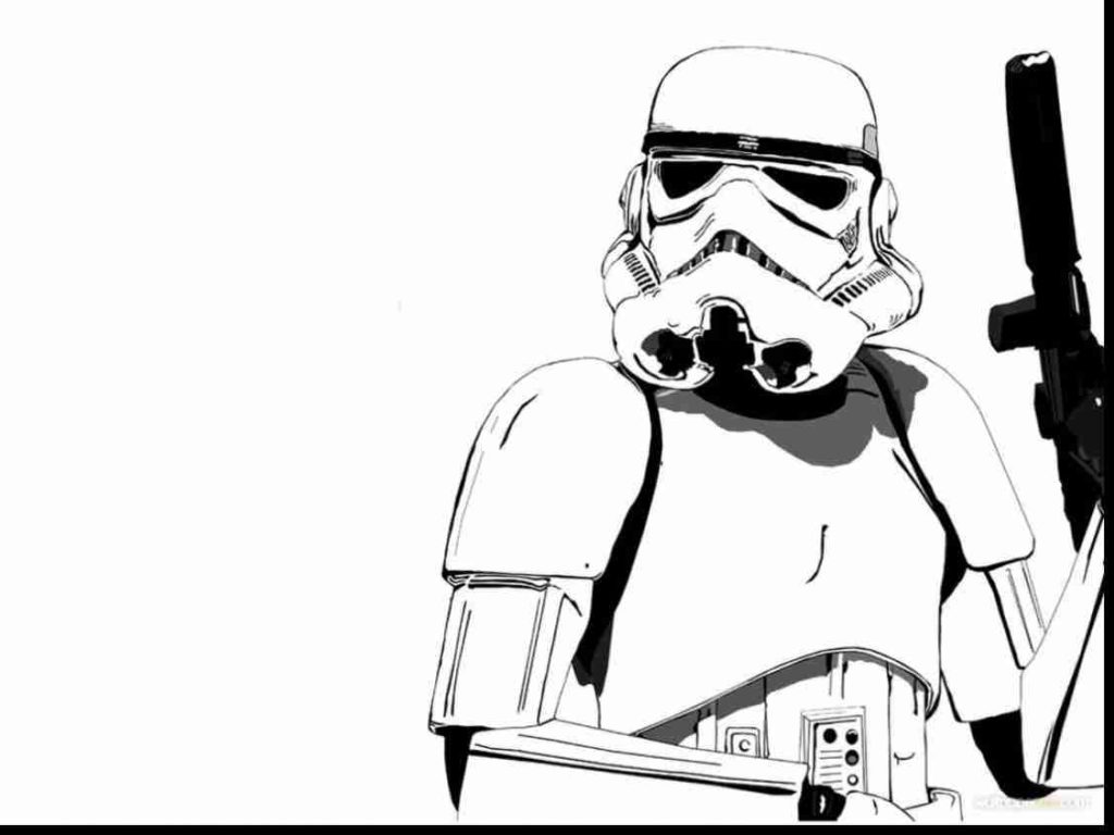 1024x768 Stormtrooper Coloring Pages
