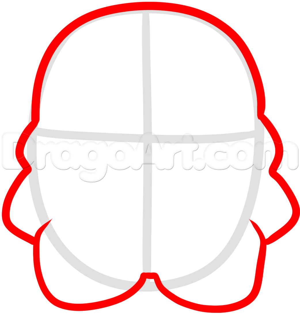 1042x1091 Draw A Stormtrooper Easy, Step