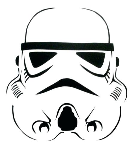 434x500 Stencil Stormtrooper Template Print Out Mask Printout Storm