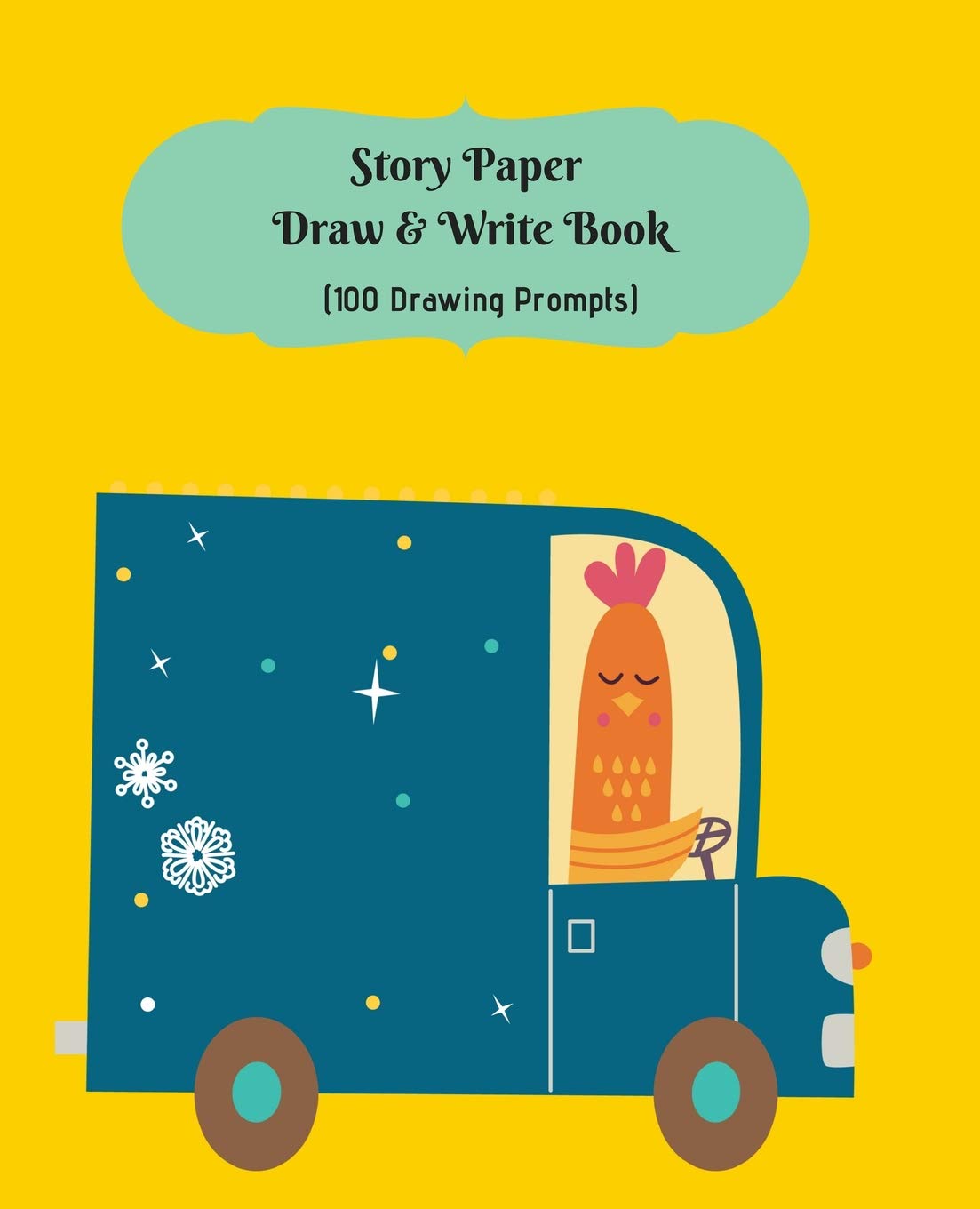 1103x1360 Story Paper Draw Write Book Includes Drawing Prompts