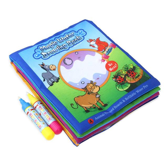 640x640 Water Drawing Doodle Story Cloth Book Grandma's Gift Shop