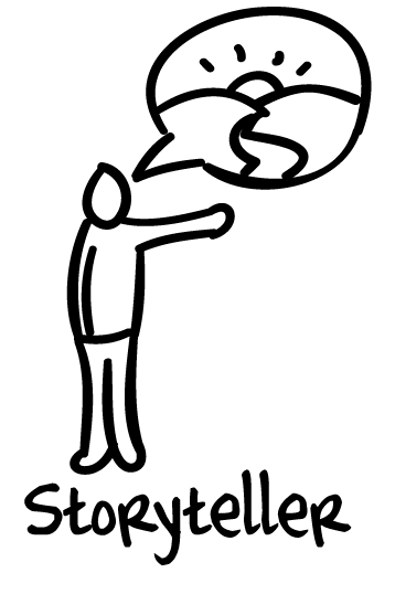 358x538 download storyteller drawing clipart storytelling broadcaster