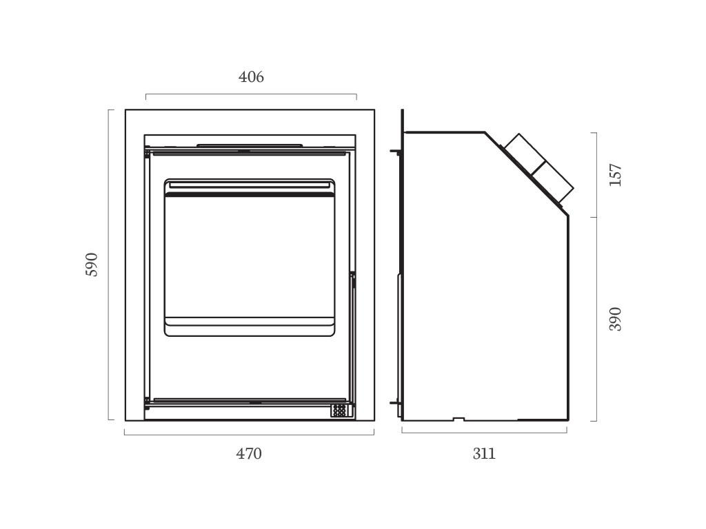 1024x768 Capital Aquila Wood Burning Inset Stove From Plus Vat