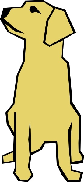 276x592 Dog Drawn With Straight Lines Clip Art Free Vector In Open