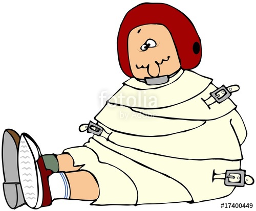 500x413 Crazy Person In A Straight Jacket Stock Photo And Royalty Free