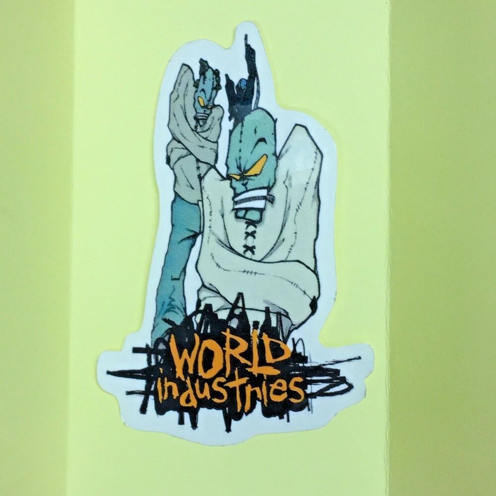 1000x1000 World Industries Old Rare Straight Jacket Creature Die Cut