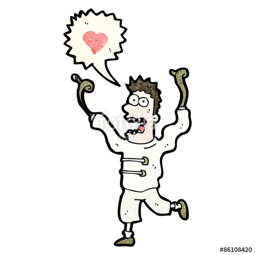 500x500 Cartoon Crazy Man In Straight Jacket Stock Image And Royalty Free