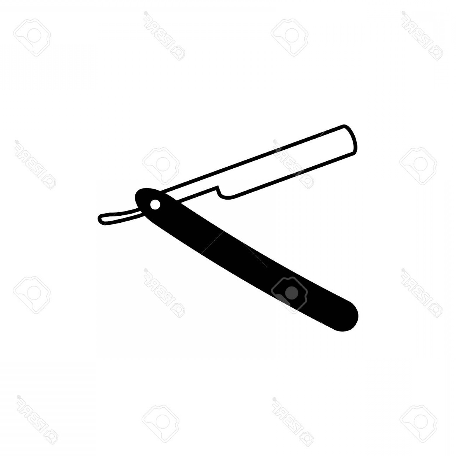 1560x1560 photostock vector straight razor vector icon soidergi