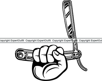 340x270 Straight Razor Logo Etsy