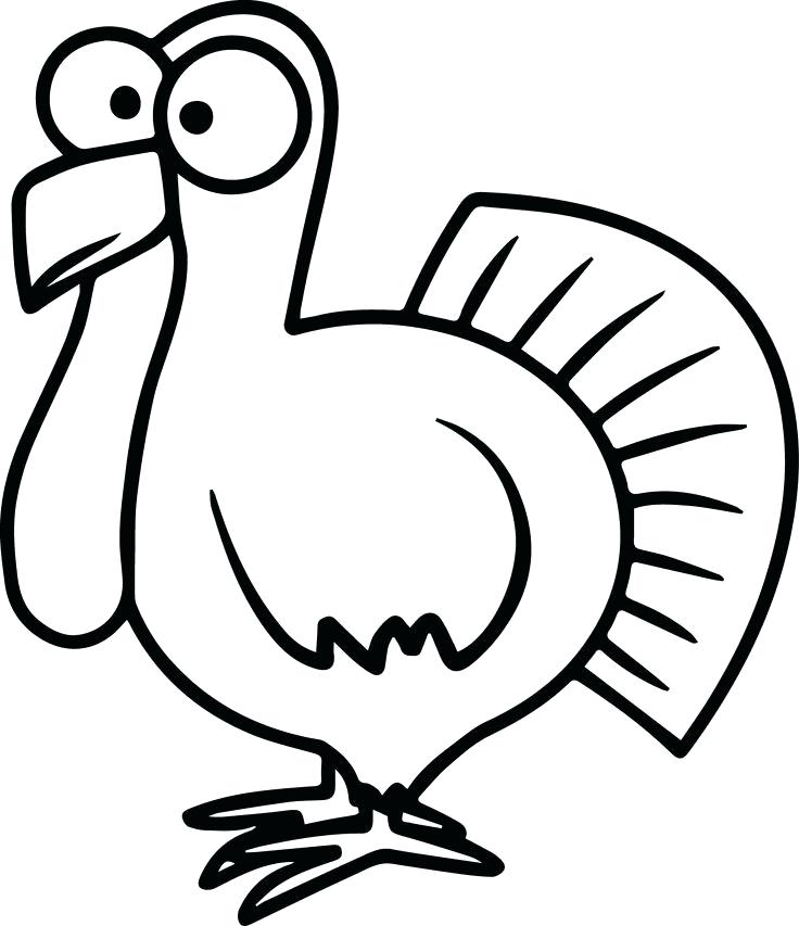 736x853 Picture Of A Turkey Cartoon