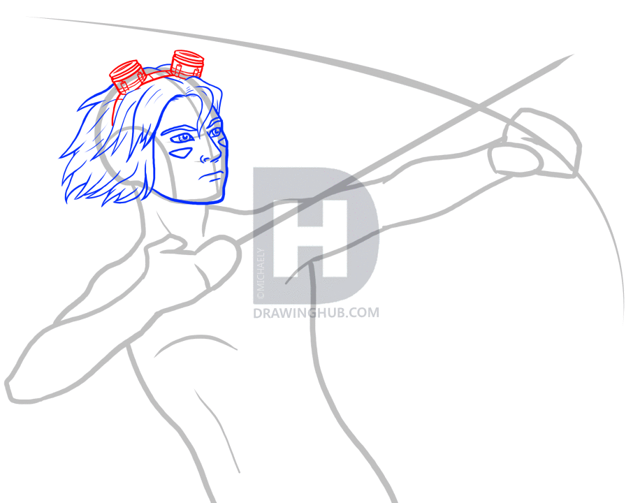 916x720 How To Draw Ezreal From League Of Legends, Step