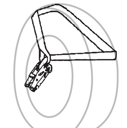 445x446 Wheel Lift Strap With Loop Baremotion