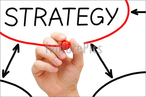 500x333 Strategy Flow Chart Red Marker Photo