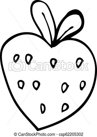 333x470 Line Drawing Cartoon Strawberry Fr