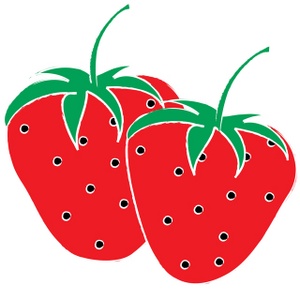 300x300 Strawberry Clipart Strawberry Drawing