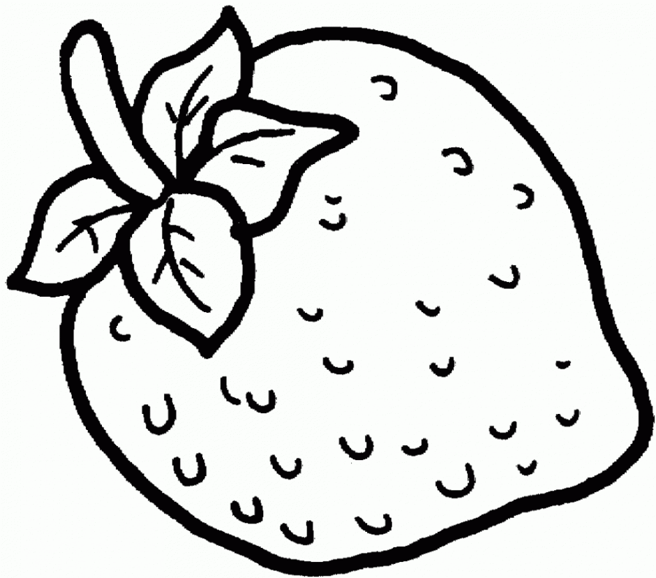940x828 Collection Of Free Strawberries Clipart Coloring