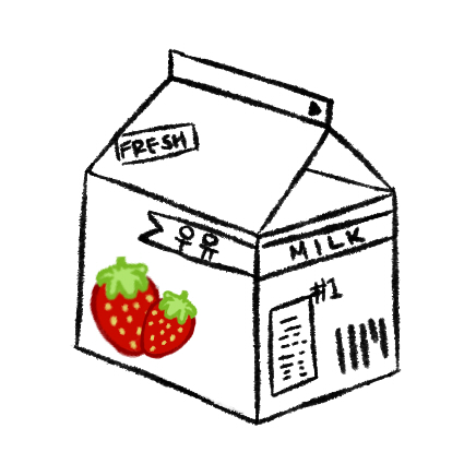 436x436 Strawberry Milk Line Webtoon