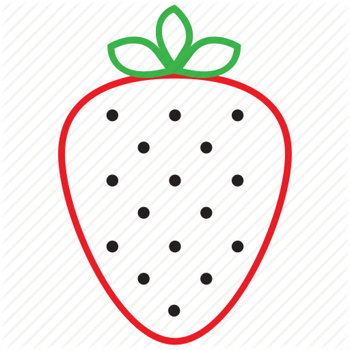 512x512 Collection Of Free Strawberry Drawing Outline Download On Ui Ex