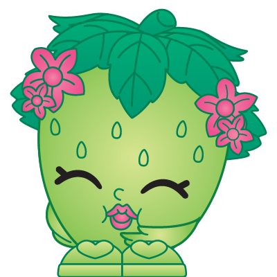 400x400 Shopkin Drawing Strawberry Kiss Transparent Png Clipart Free