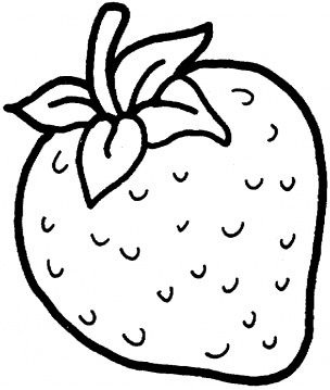 304x359 Strawberries Black And White Transparent Png Clipart Free