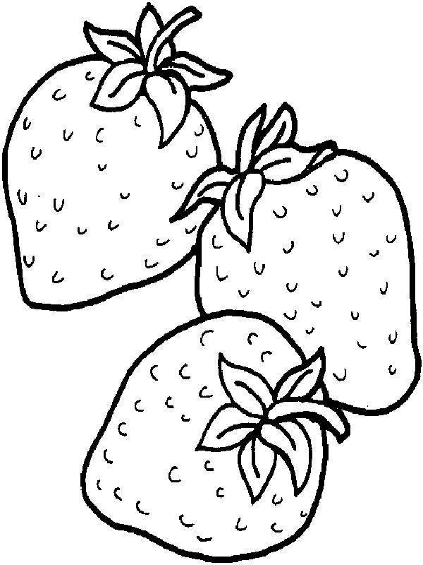 600x800 Strawberry Drawing Free Download