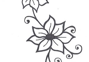 300x210 Flower Vine Sketch How To Draw Sketch Doodle Flowers And Vine