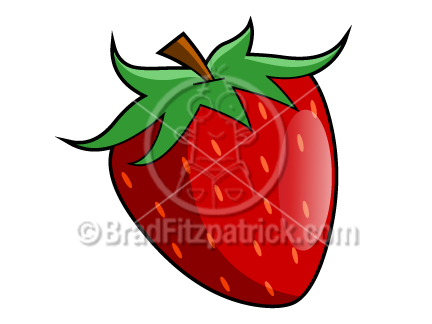 432x324 Strawberry Vine Clipart