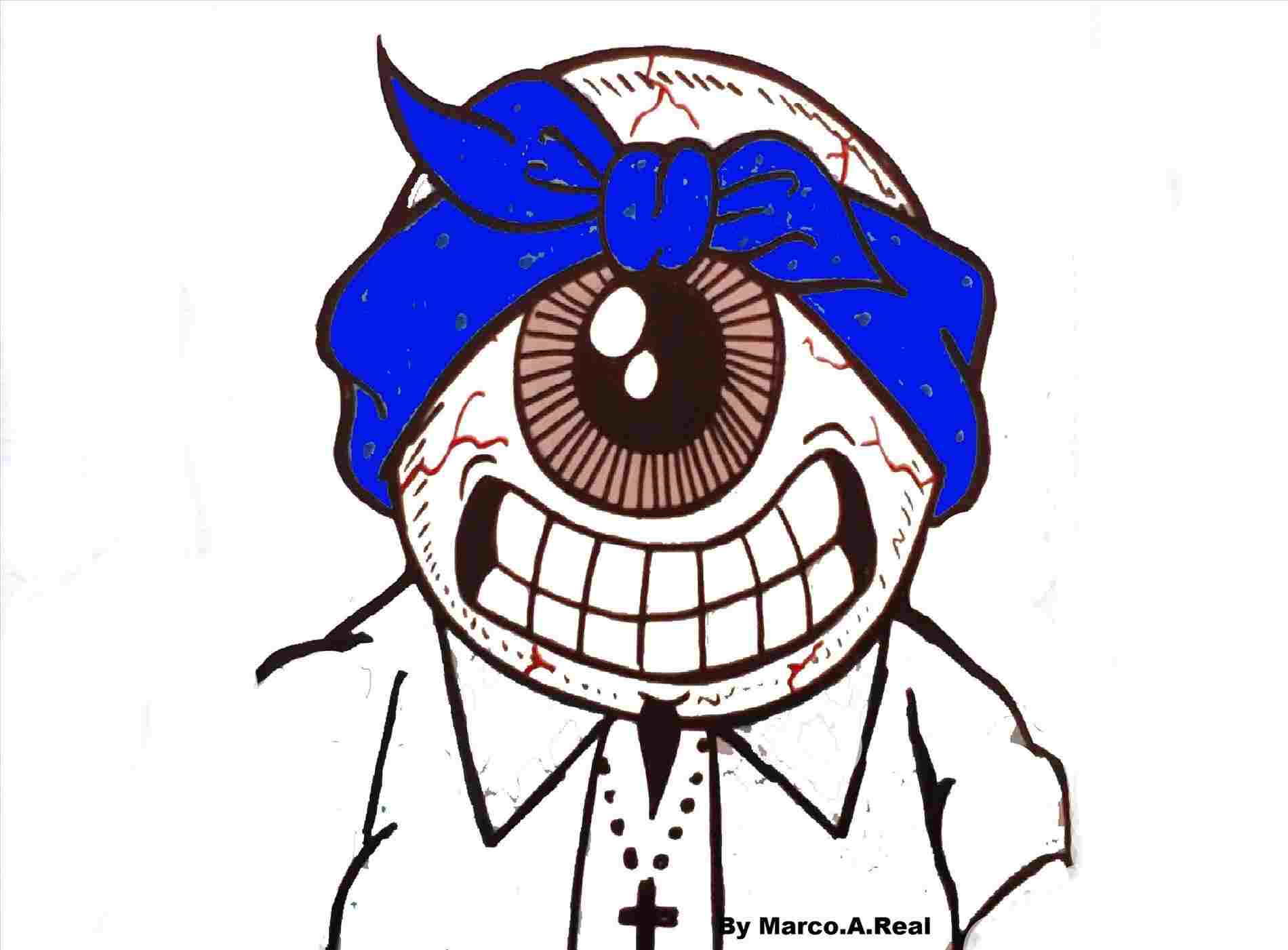 1900x1401 Gangsta Eyeball Graffiti Drawings
