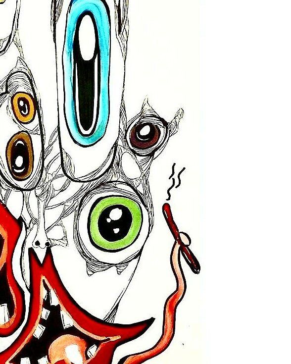 588x735 Surrealism Illustration Art, Drawings