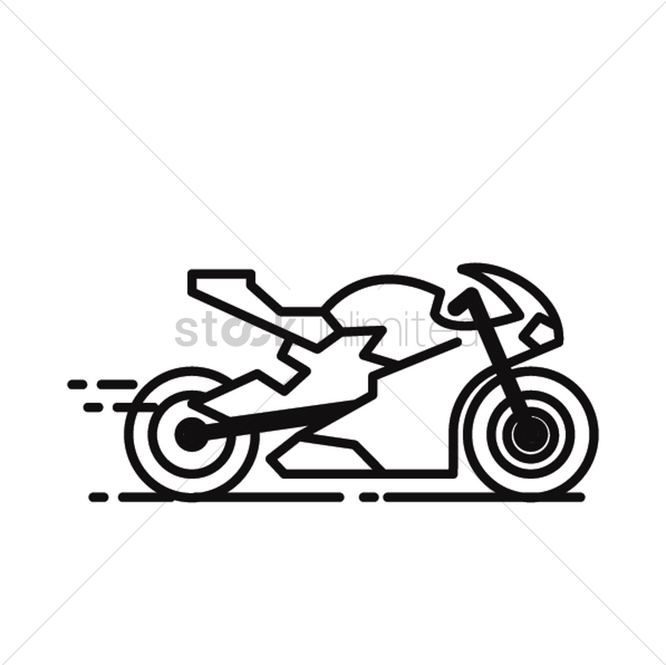 1300x1298 Street Bike Clip Art Sports Bike Drawing