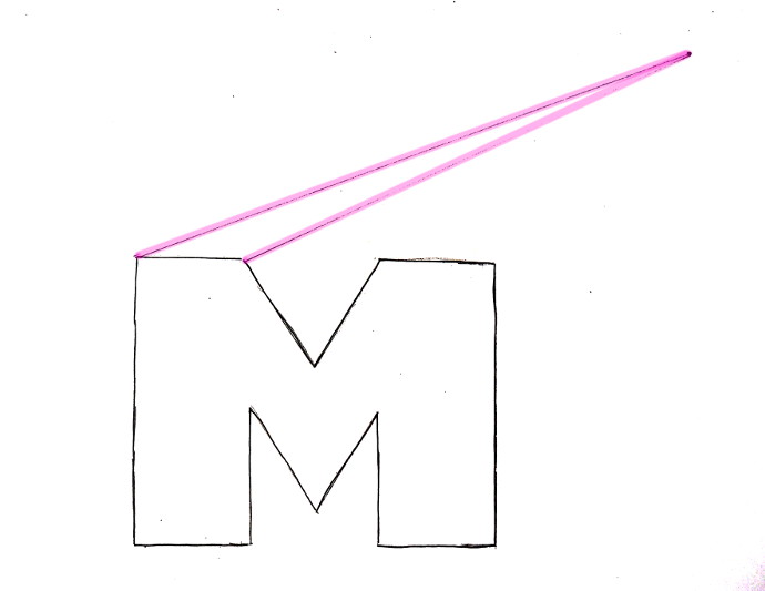 690x533 Single Point Perspective Drawing Of A Street