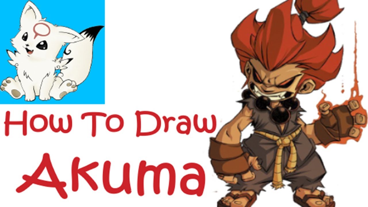 1280x720 Drawing Akuma
