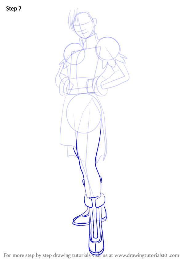 598x844 Learn How To Draw Chun Li From Street Fighter