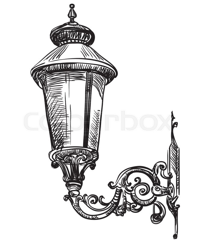 667x800 Hand Drawing Old Street L Vector Stock Vector Colourbox