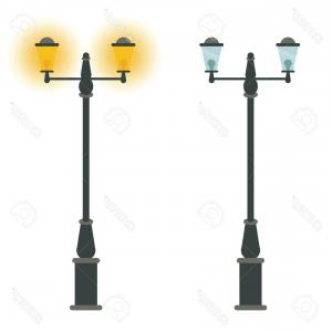300x300 Stock Photo Antique Street Lantern Vector Drawing Vintage Light