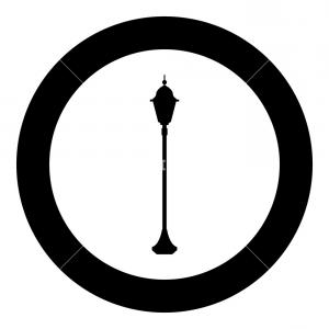 300x300 Stock Photo Antique Street Lantern Vector Drawing Vintage Light