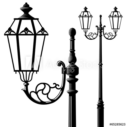500x500 Old Streetlight