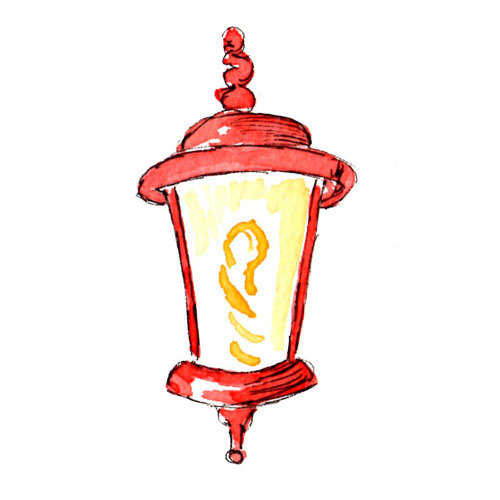 500x500 Winter Street Scene Philadelphia Watercolor Snowy Street Etsy