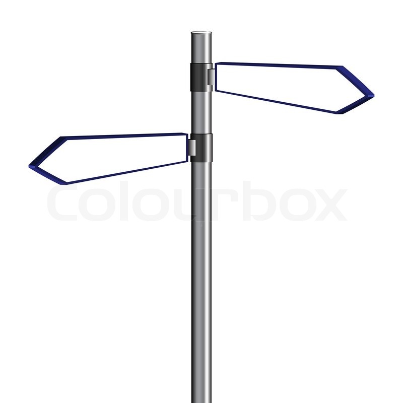 800x800 Blank Road Signs, Abstract Art Stock Image Colourbox