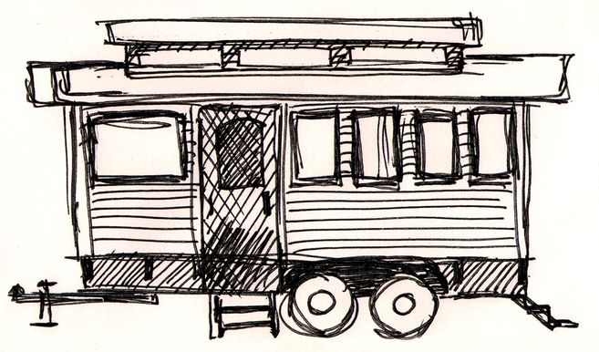 Streetcar Drawing